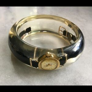 Funky unique lucite watch bracelet by TataNaka